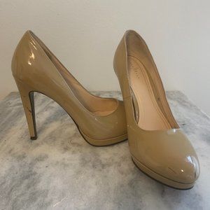 Cole Haan Camel Heels with Nike Air Support Pad